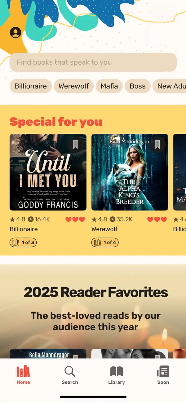 Amora: Novels & Audiobooks screenshot 3