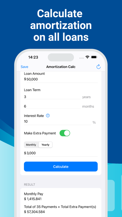 Amortization Calculator - Calc screenshot 3
