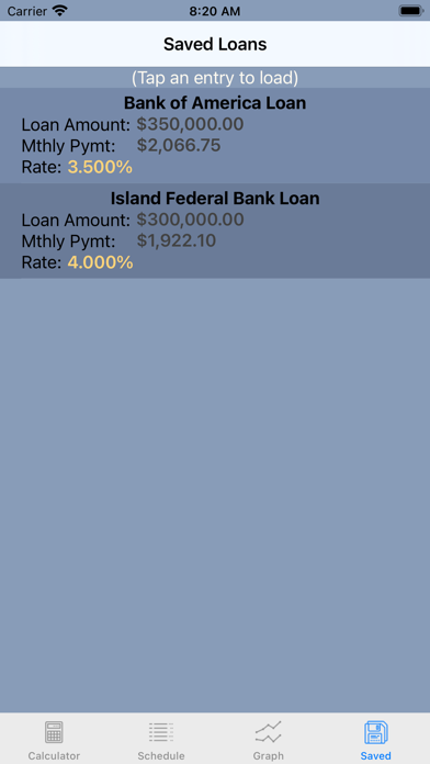 Amortization Loan Calculator screenshot 1