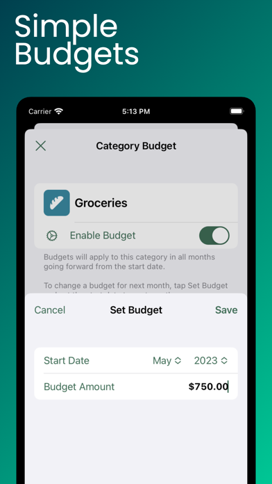 Amounts Budget Expense Tracker screenshot 4