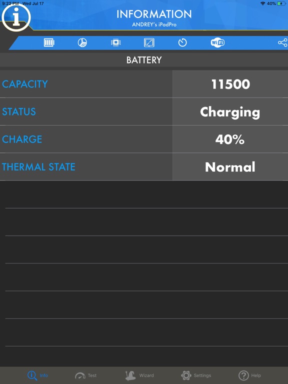 Amperes 4- battery charge info screenshot 10