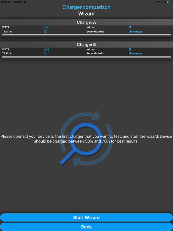 Amperes 4- battery charge info screenshot 1