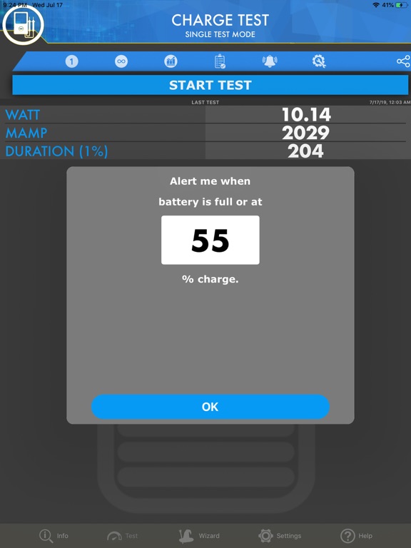 Amperes 4- battery charge info screenshot 4