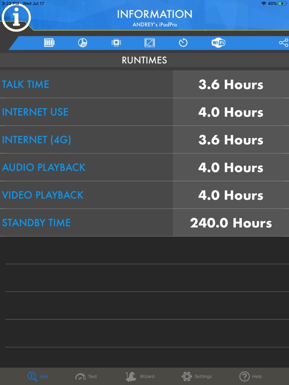 Amperes 4- battery charge info screenshot 3