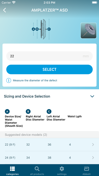 Amplatzer™ Portfolio screenshot 2
