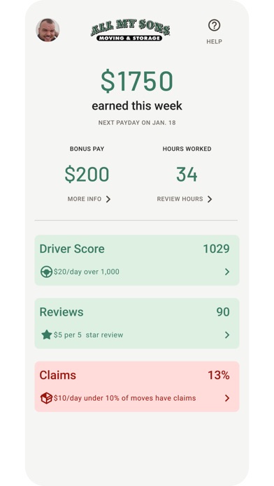 AMS Driver App screenshot 3