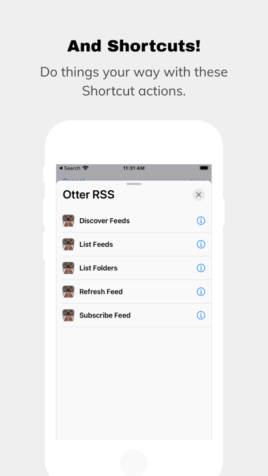 An Otter RSS Reader screenshot 1