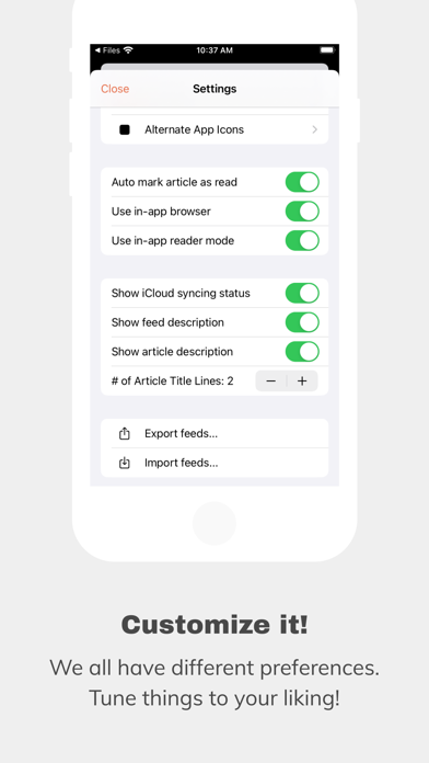 An Otter RSS Reader screenshot 4