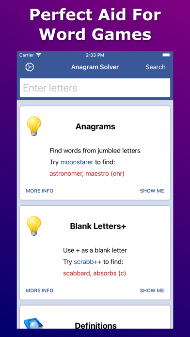 Anagram Solver - Crosswords screenshot 8
