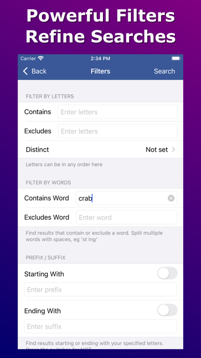 Anagram Solver - Crosswords screenshot 5