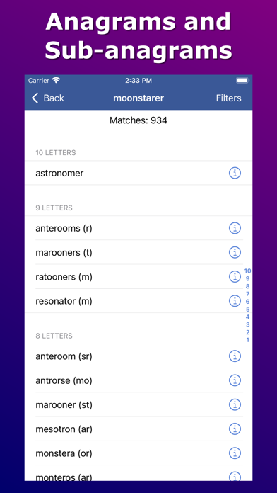 Anagram Solver - Crosswords screenshot 7