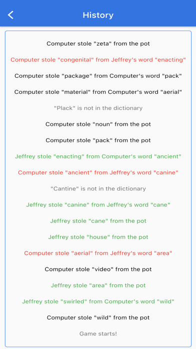 Anagrams Gold screenshot 2