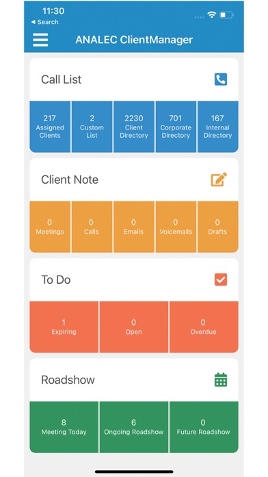 ANALEC ClientManager screenshot 4