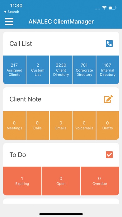 ANALEC ClientManager screenshot 5