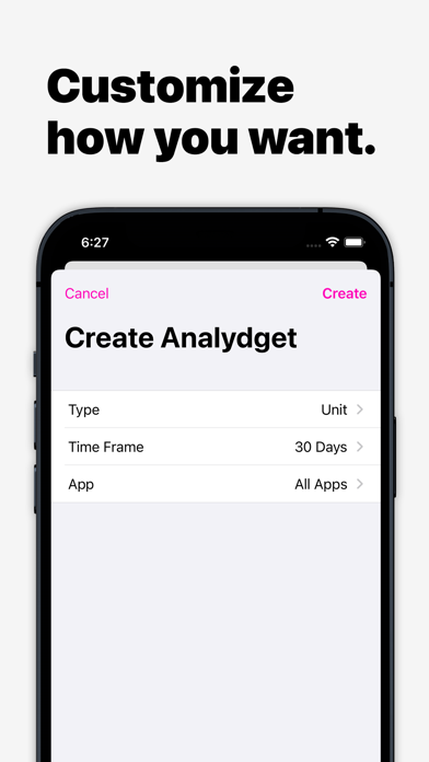 Analydgets screenshot 2