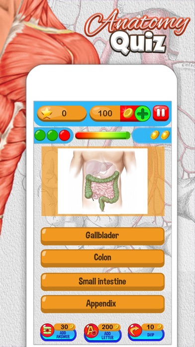 Anatomy Quiz - Science Pro Brain Education Game screenshot 4