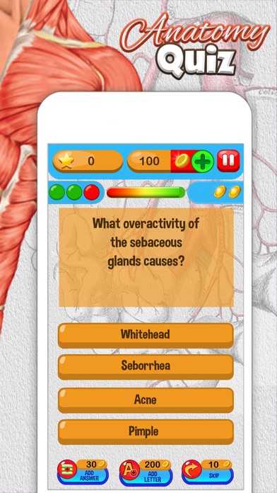Anatomy Quiz - Science Pro Brain Education Game screenshot 1