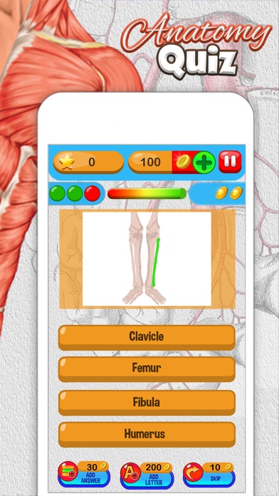 Anatomy Quiz - Science Pro Brain Education Game screenshot 2