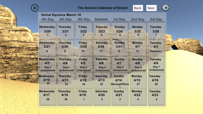 Ancient Enoch Calendar screenshot 1