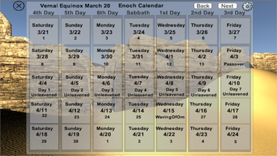 Ancient Enoch Calendar screenshot 2