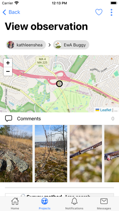 Anecdata.org screenshot 1