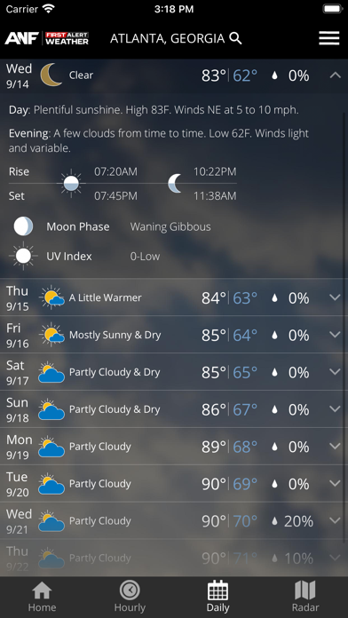 ANF First Alert Weather screenshot 3