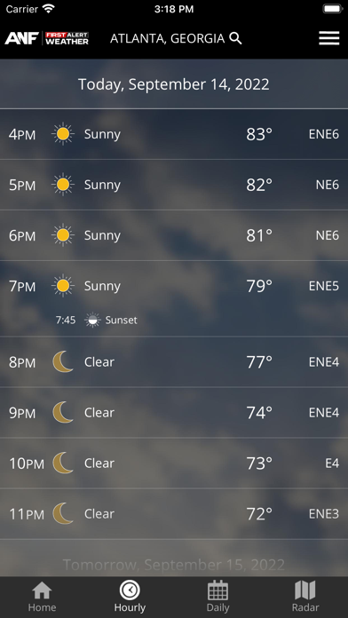 ANF First Alert Weather screenshot 2