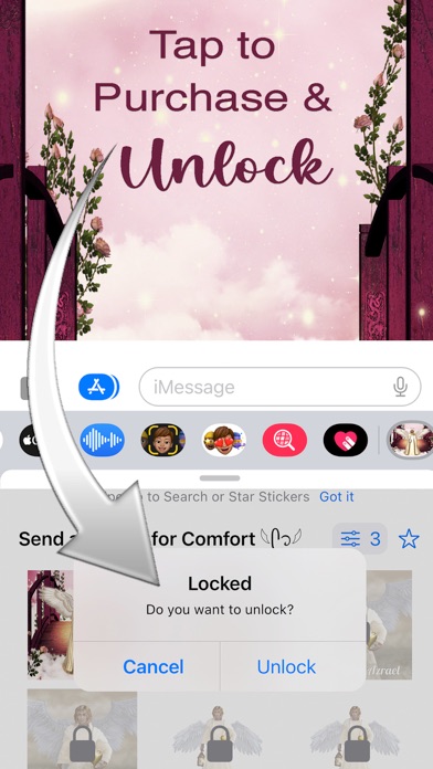 Angel For Comfort Sticker Pack screenshot 2