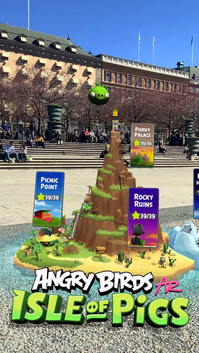 Angry Birds AR: Isle of Pigs screenshot 5