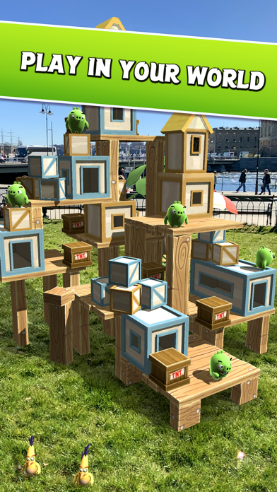 Angry Birds AR: Isle of Pigs screenshot 4