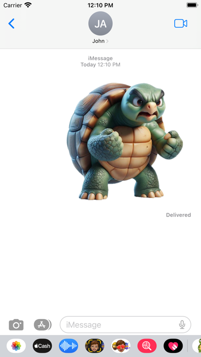 Angry Tortoise Stickers screenshot 3