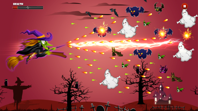 Angry Witch vs Pumpkin screenshot 1