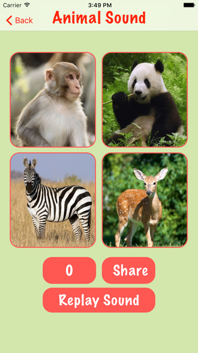 Animal Sounds - Easy learning screenshot 4