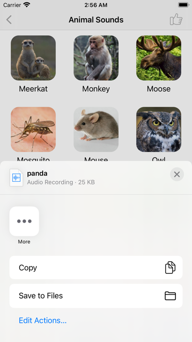 Animal Sounds Voice Effects screenshot 1
