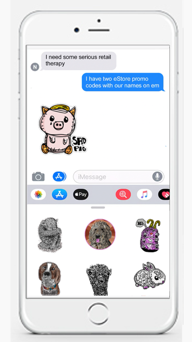 Animal Stickers for Friends screenshot 2