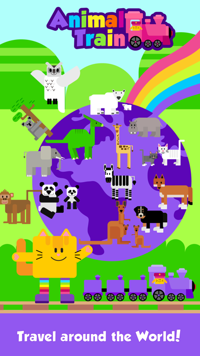 Animal Train - Learning Game screenshot 1