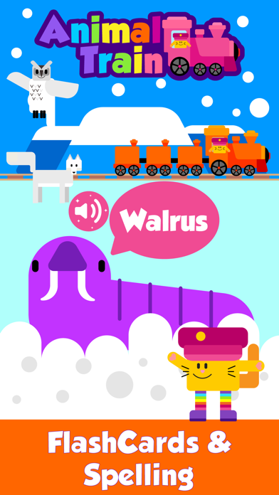 Animal Train - Learning Game screenshot 3
