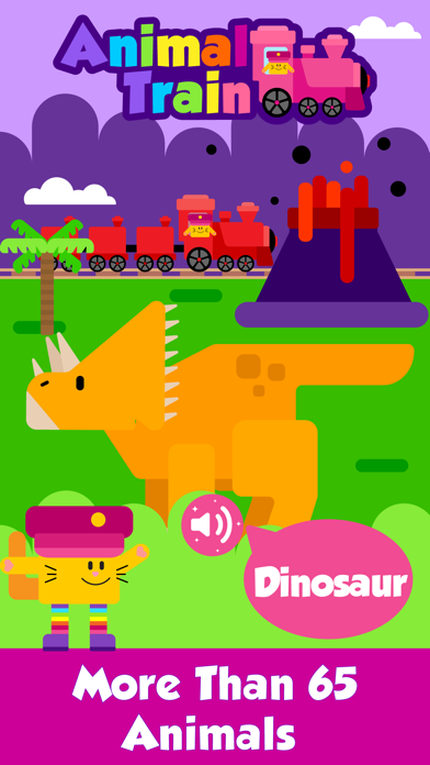 Animal Train - Learning Game screenshot 2