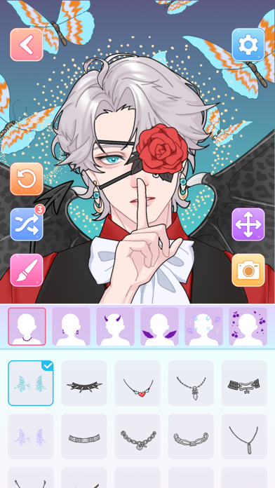 Anime Avatar Maker-Design screenshot 4