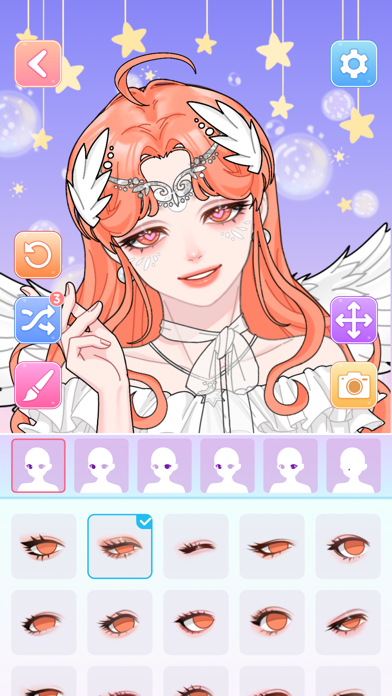 Anime Avatar Maker-Design screenshot 3