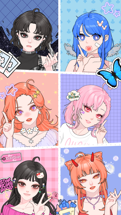 Anime Avatar Maker-Design screenshot 1