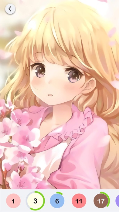 Anime Paint - Color By Number screenshot 2
