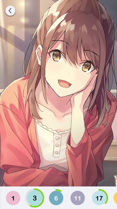 Anime Paint - Color By Number screenshot 1