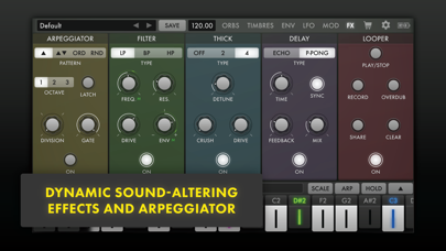Animoog Z Synthesizer screenshot 4