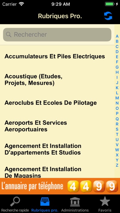 Annuaire OPT screenshot 3