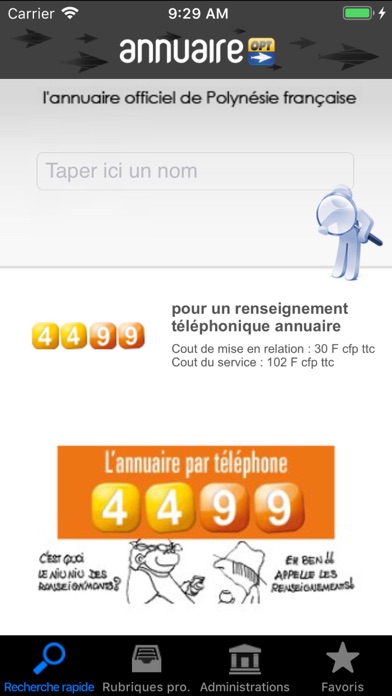 Annuaire OPT screenshot 4