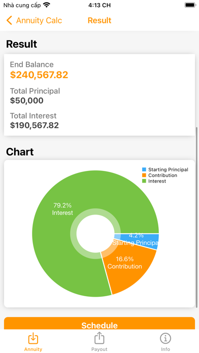 Annuity Calculator - Calc screenshot 1