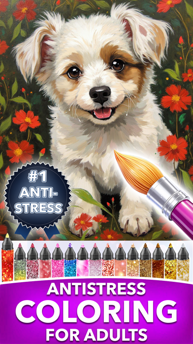 AntiStress Adult Coloring Book screenshot 6