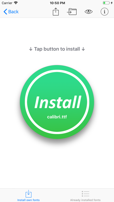 AnyFont screenshot 2