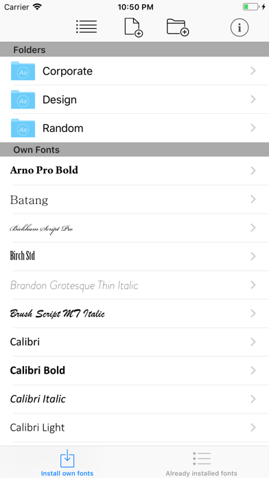 AnyFont screenshot 4